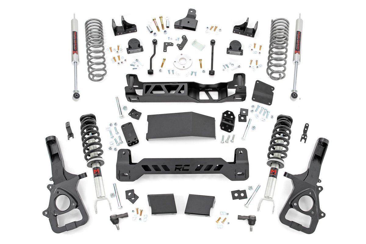 Ram 1500 Suspension Lift Kit - Front + Rear - Rough Country - 6 Inch Lift Kit | M1/M1 | Dual Rate Coils - '19-'24